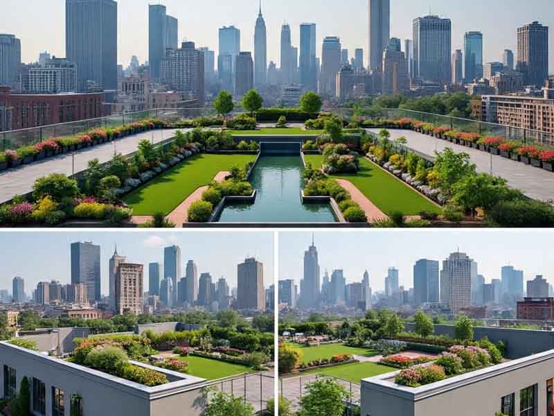 Rooftop Garden Jadi Tren